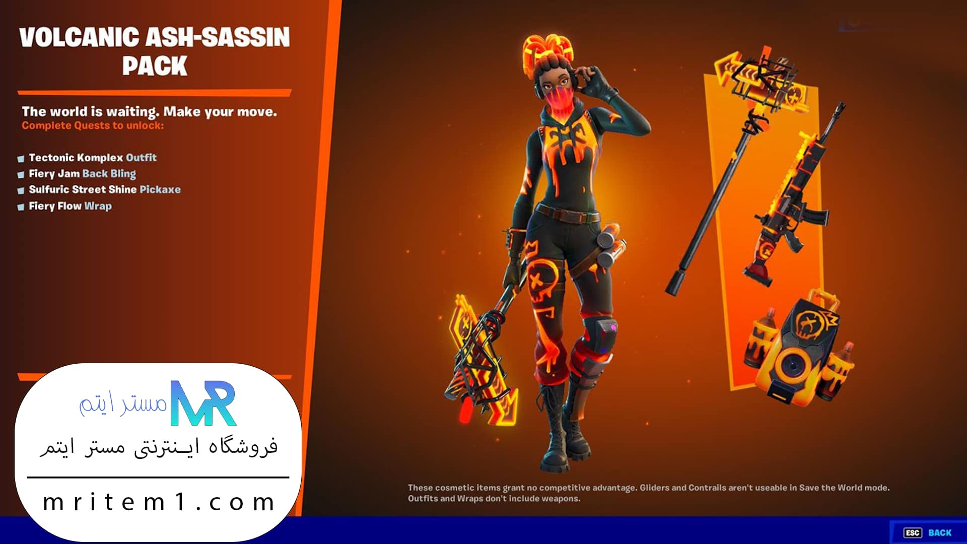 خرید پک Volcanic Ashsassin Pack 