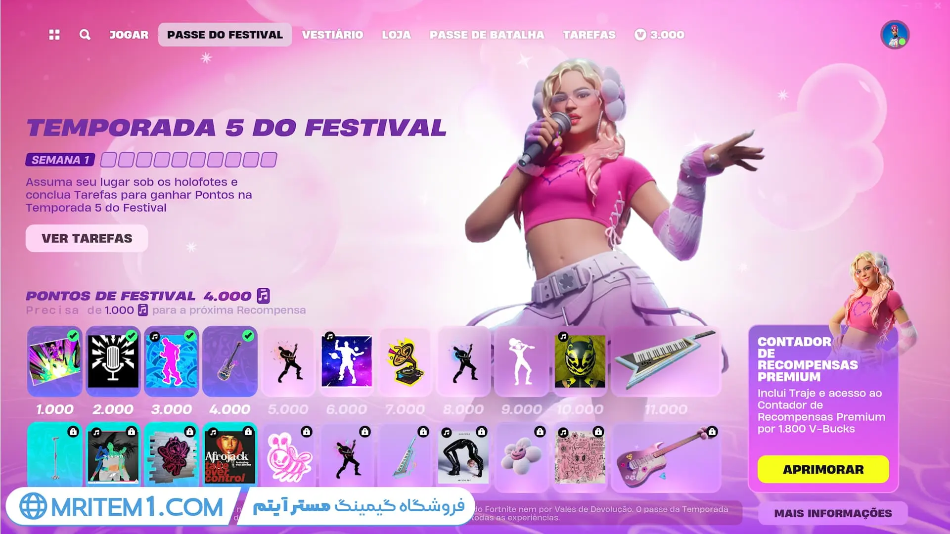 خرید فستیوال پس فورتنایت - Festival Pass